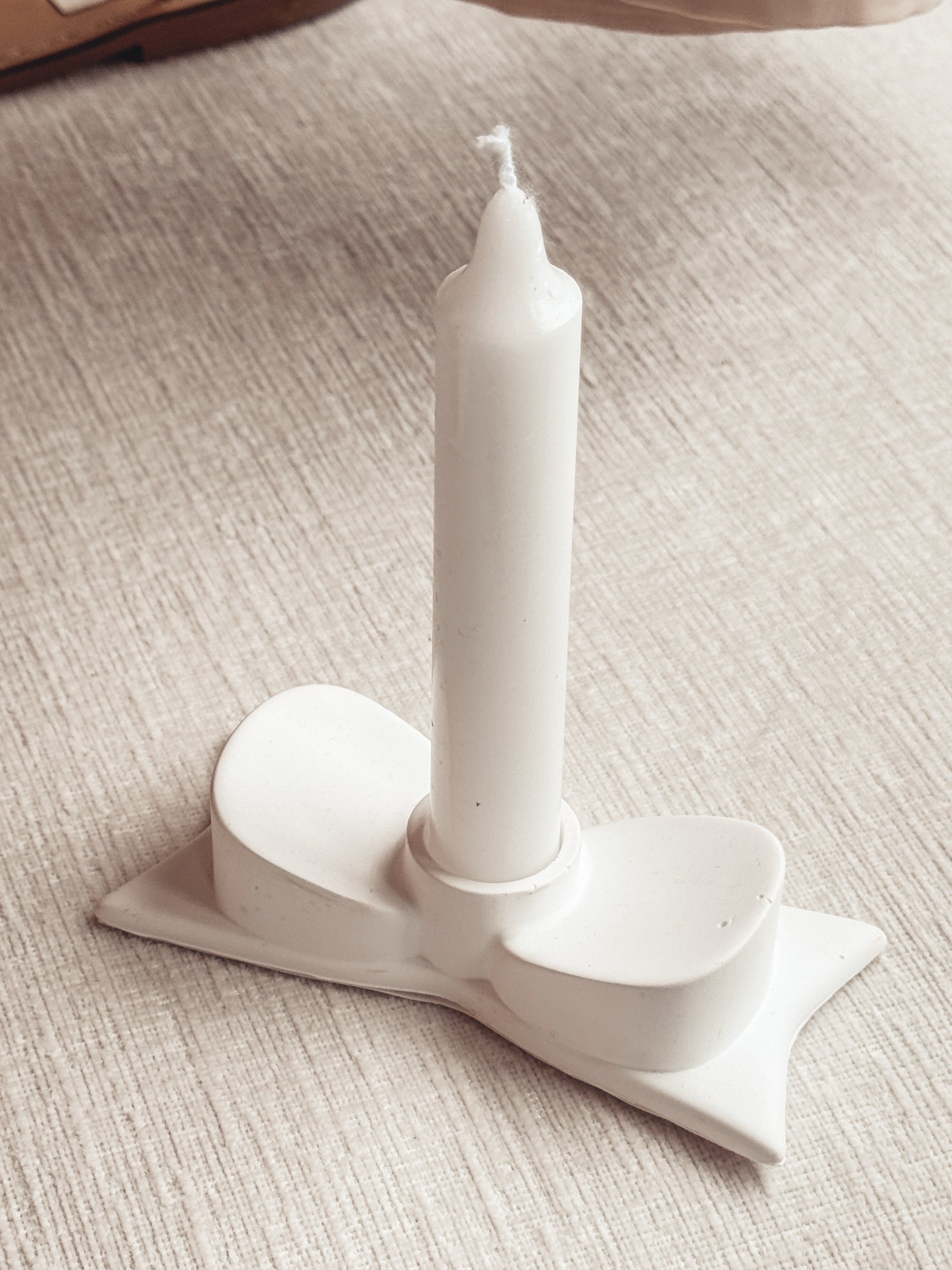 Bow & Taper Candle