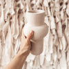 Small Natural Paper Mache Vase