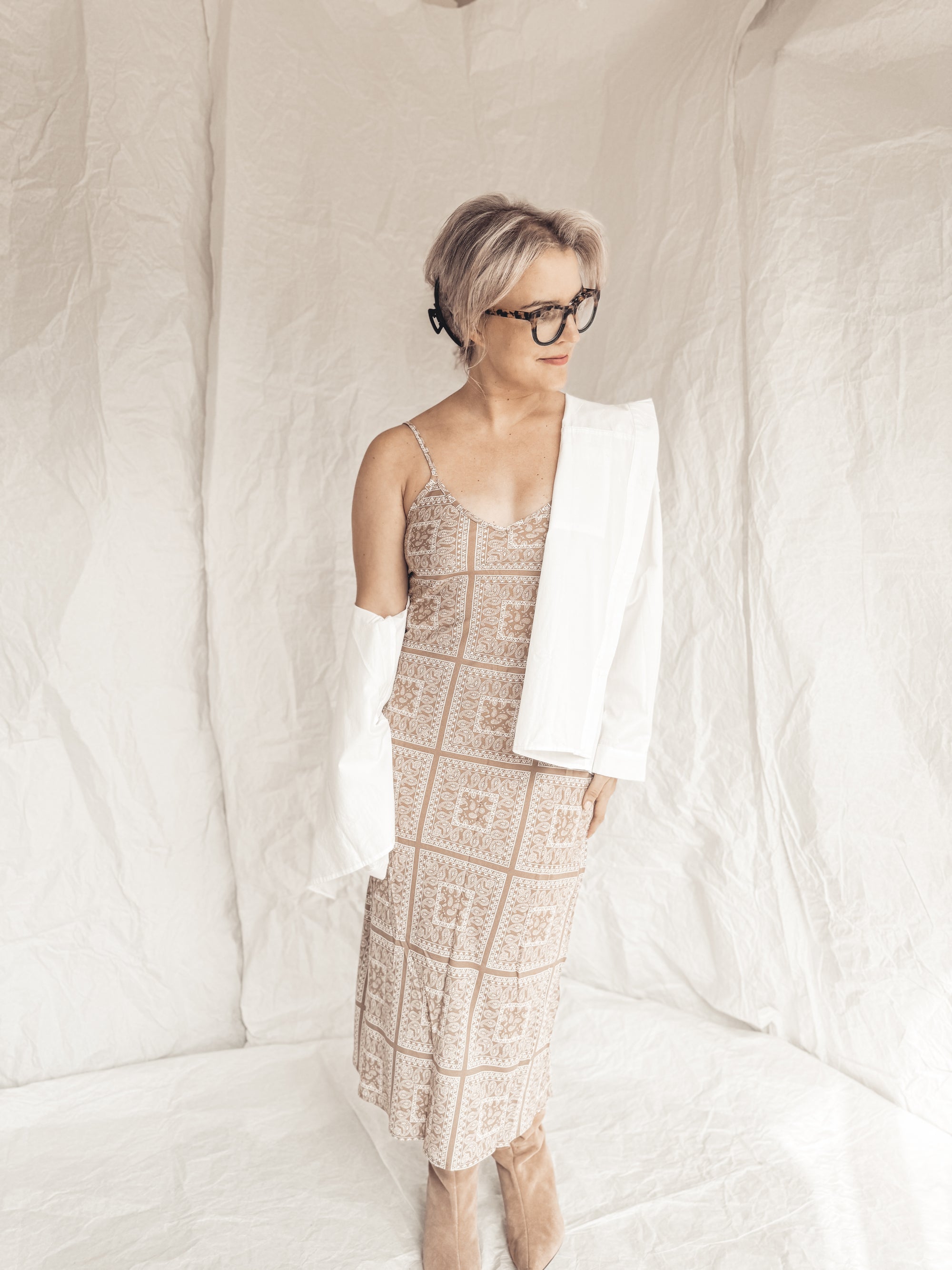Montana Paisley Slip Dress
