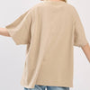Oversized Tan Tee