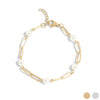 Pearl Clip Bracelet