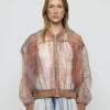 Printed Organza Jacket