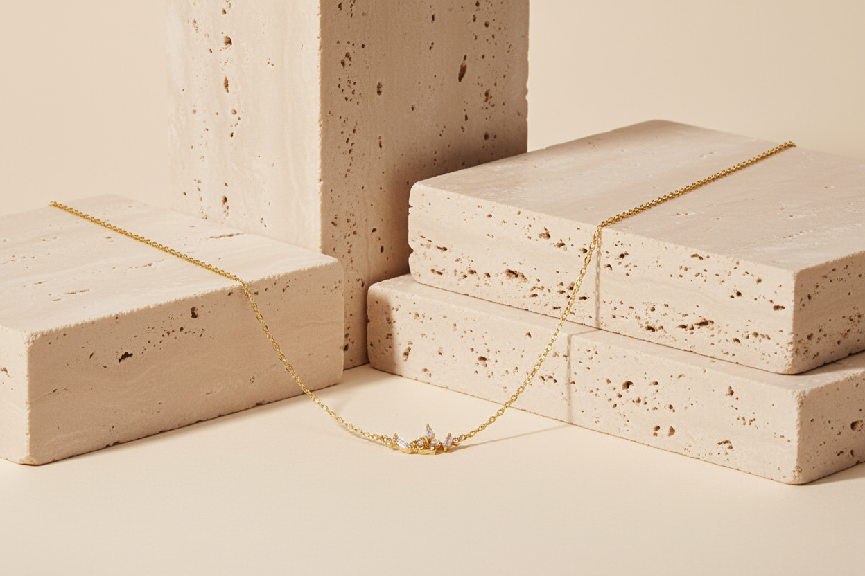 Flower Charm Necklace