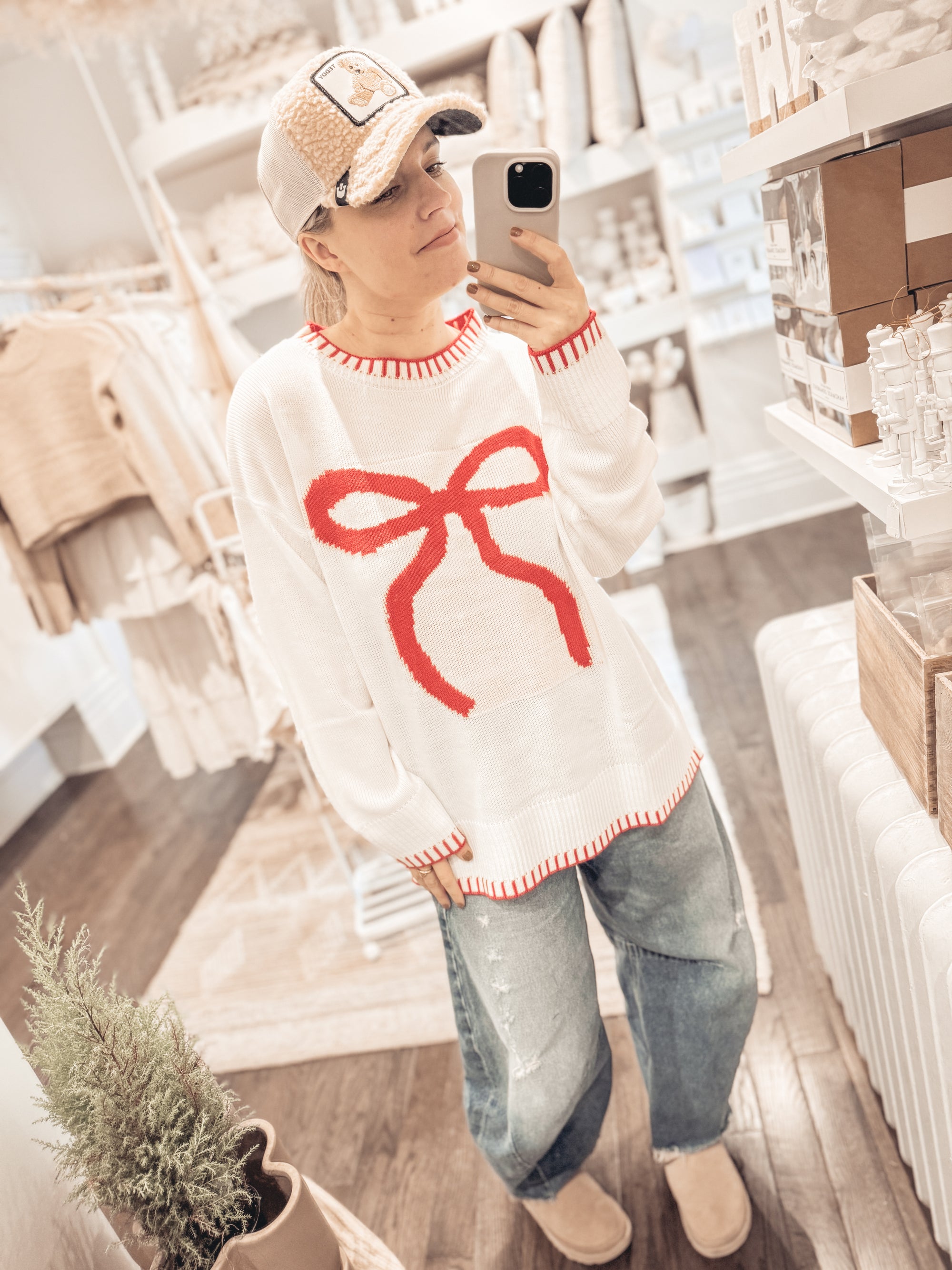 Merry Bow Sweater