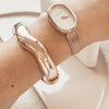 Wavy Bangle Bracelet