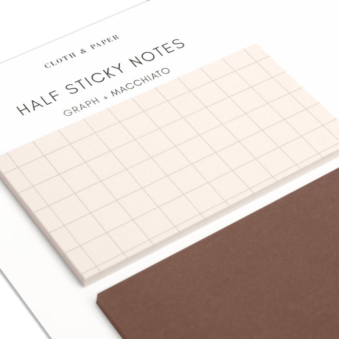 Half Sticky Notes