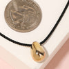 Teardrop Pendant Rope Necklace