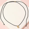 Teardrop Pendant Rope Necklace