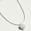 Glass Heart Pendant Thread Necklace