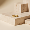 Gold Dipped Croissant Ring