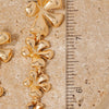 Multi Flower Dangle Chain Earrings