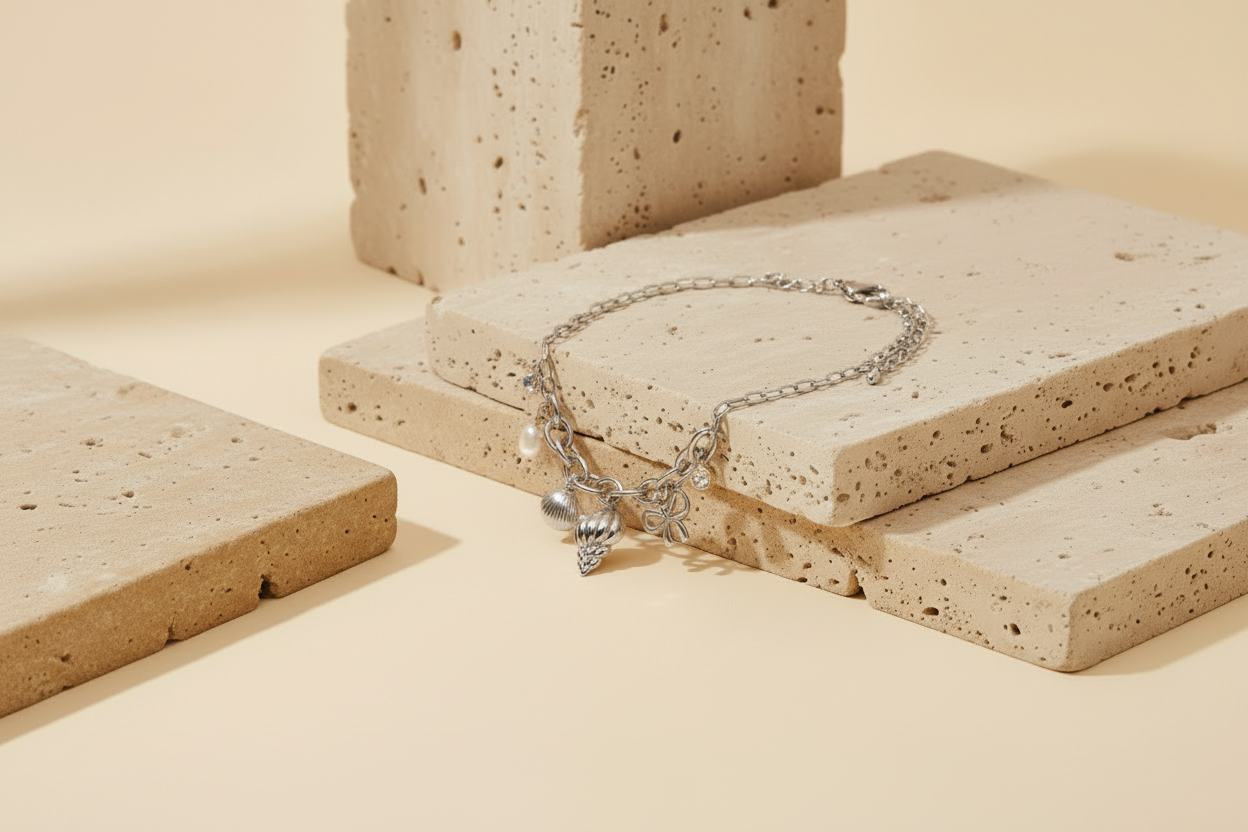Silver Charm Bracelet