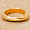 Gold Dipped Tear Shaped Band Ring