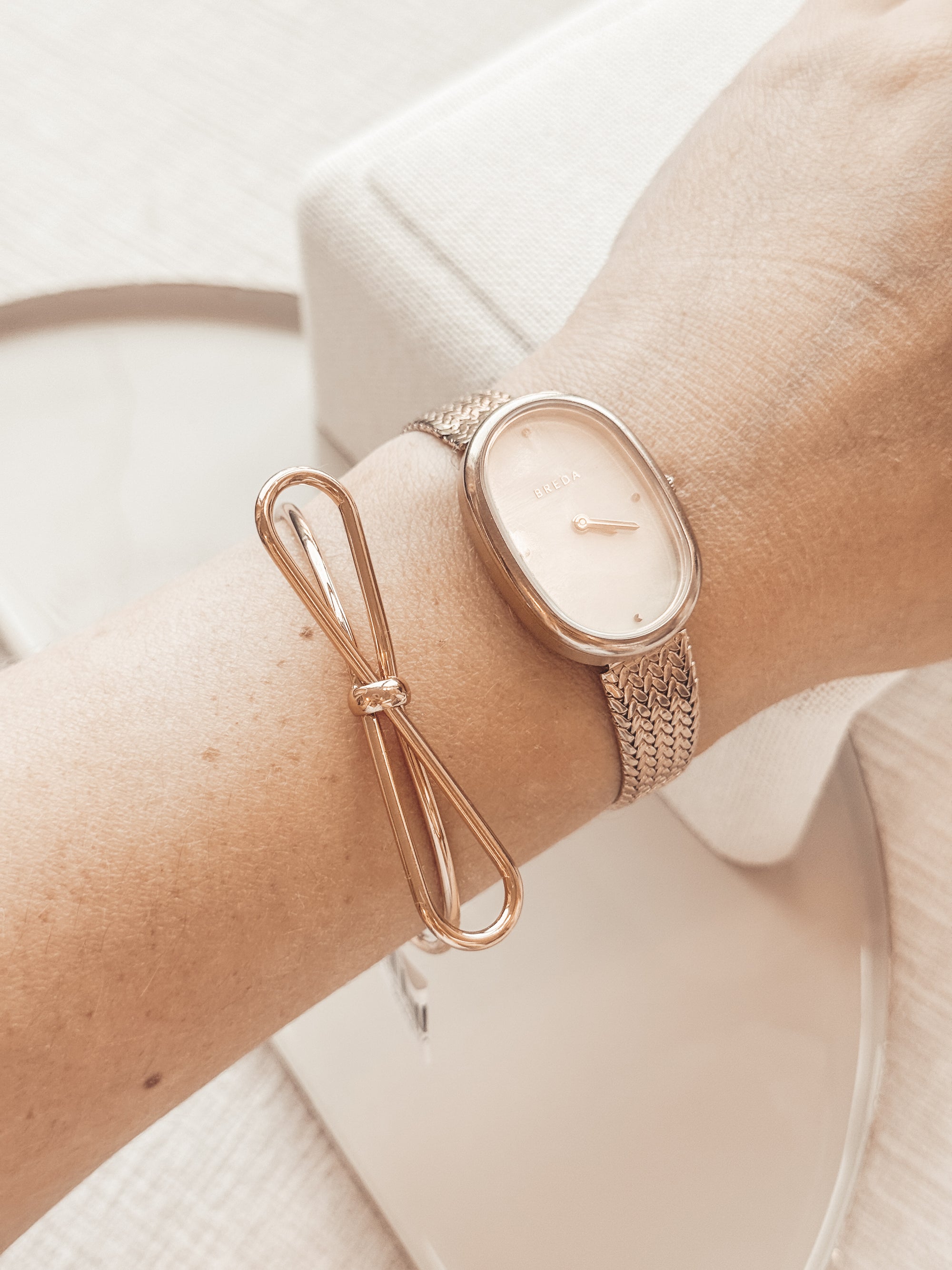 Bow Ribbon Cuff Bracelet