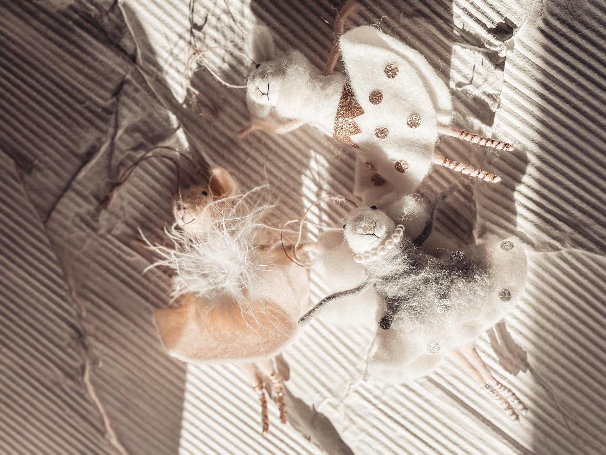 Whimsy Mice Ornaments