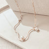 Wavy Pearl Necklace