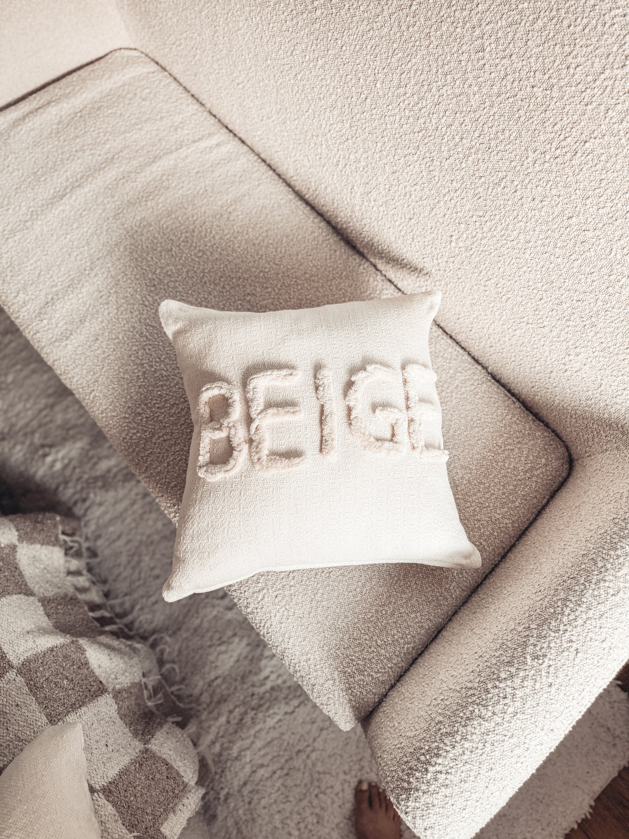 Beige Pillow