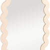 Framed Scalloped Wall Mirror