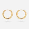 Textured Hoop Earring
