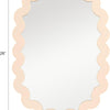 Framed Scalloped Wall Mirror