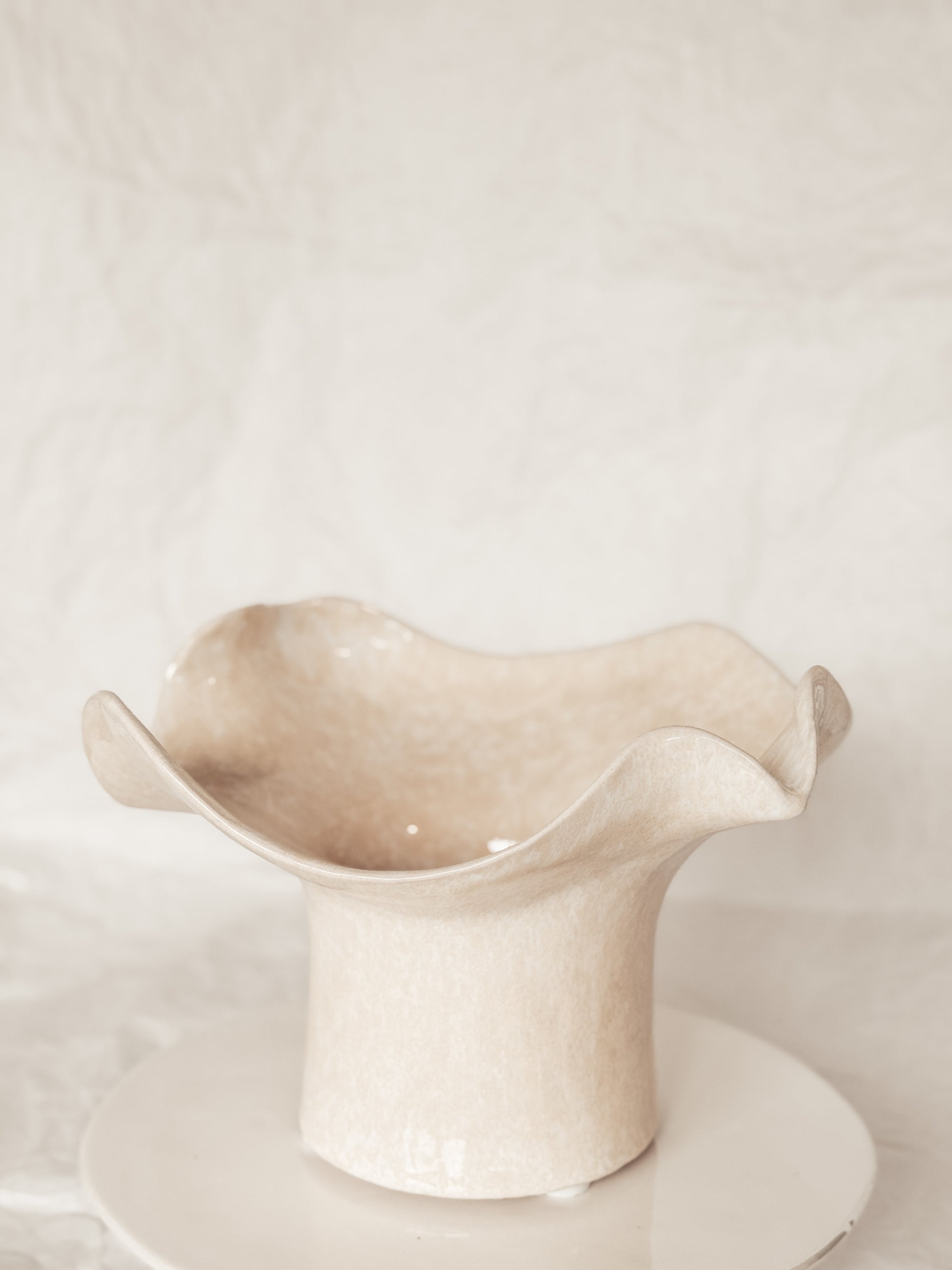Footed Stoneware