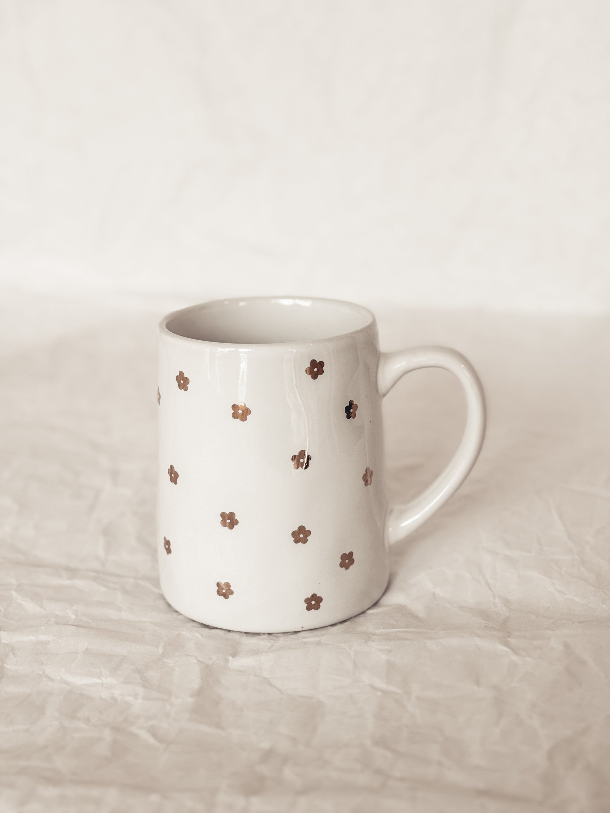 Gold Mini Daisy Chunky Mug