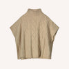 Cable Knit Poncho