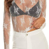 Cream Lace Top