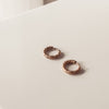 Textured Hoop Earring