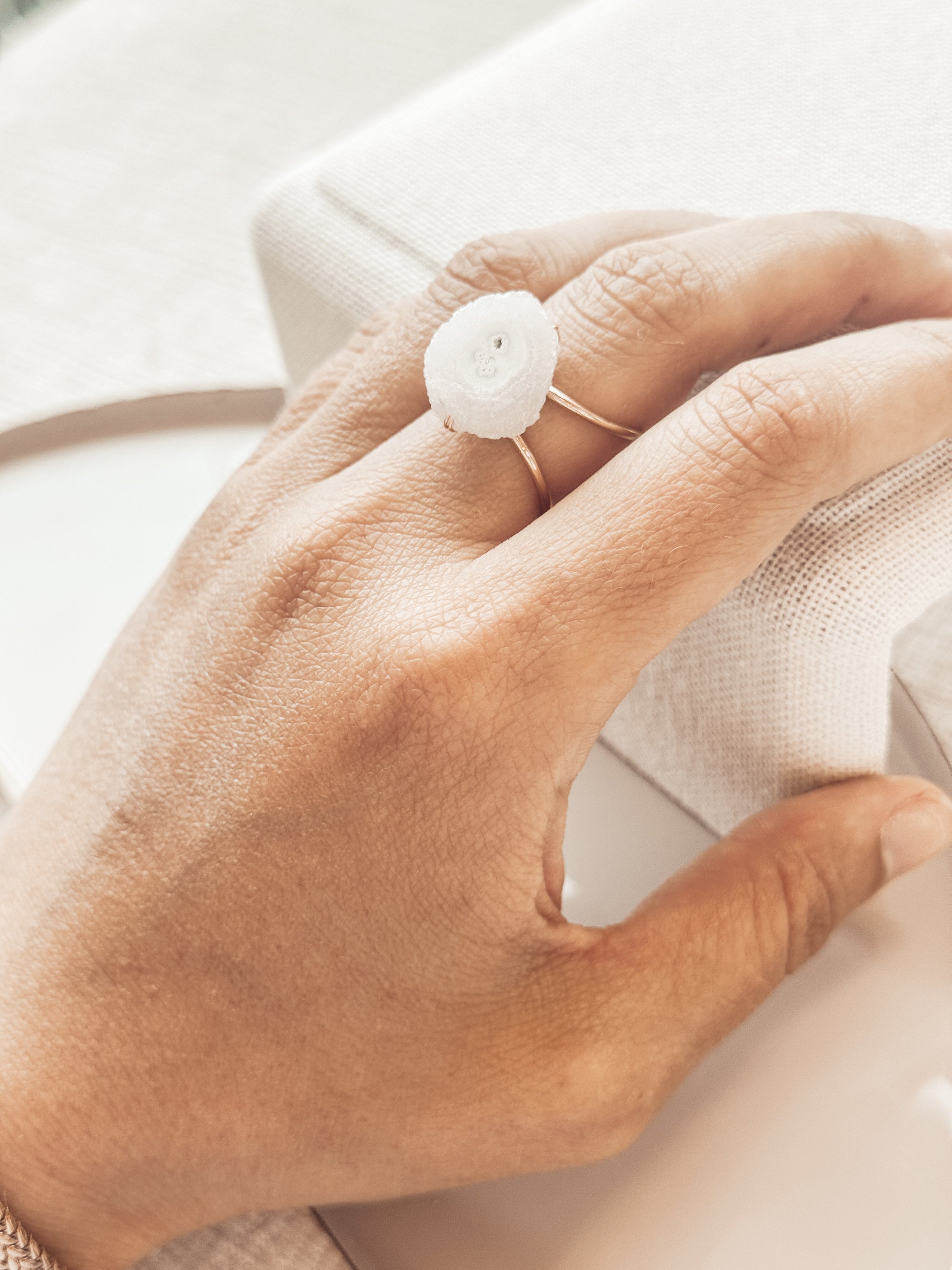 Druzy Statement Ring