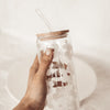Flower Glass Tumbler