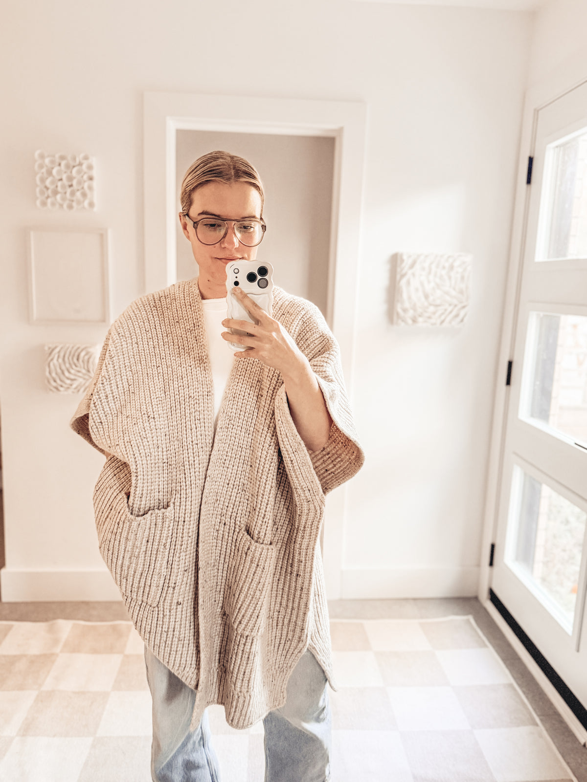 Cozy Wrap-Up Knitwear - Beige