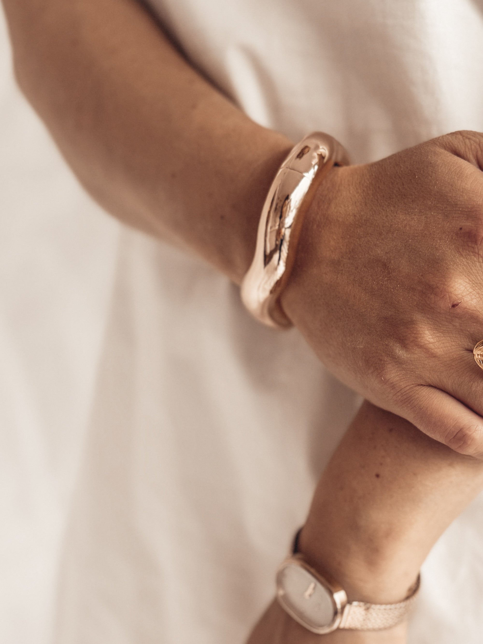 Wavy Bangle Bracelet