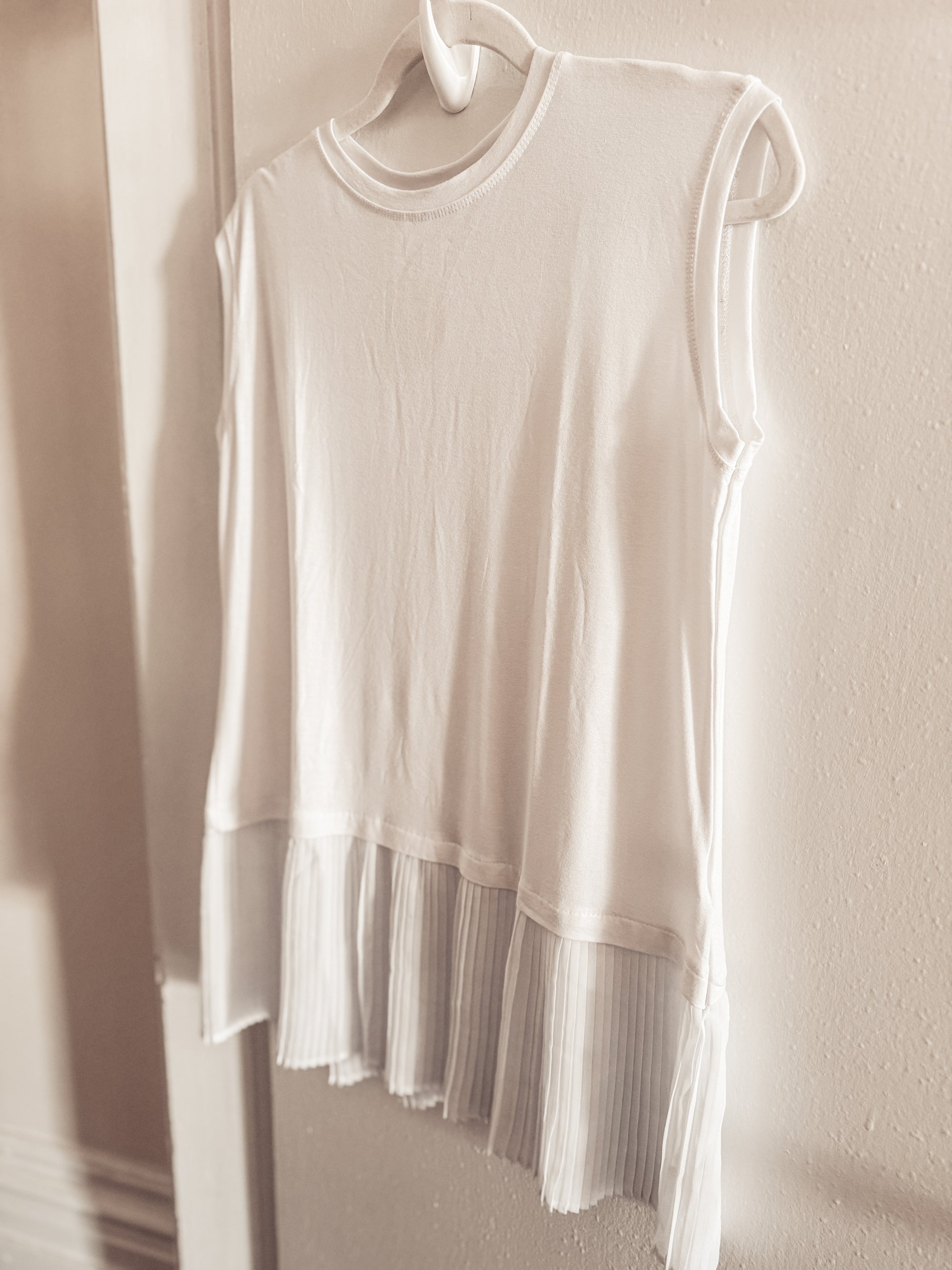 Pleated Hem Tunic