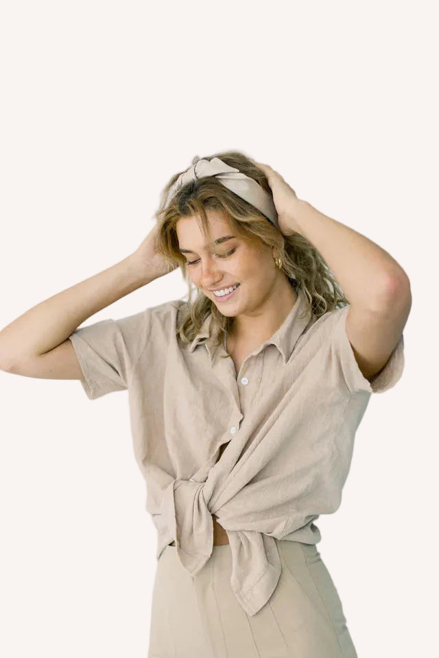 Bordeaux Faux Leather Wire Scarf