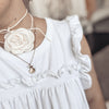 Velvet Flower Necklace