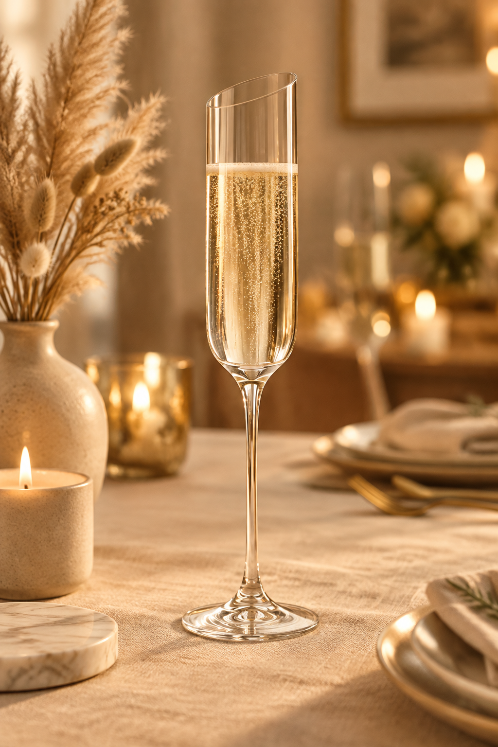 Giselle Angle Flute Glass