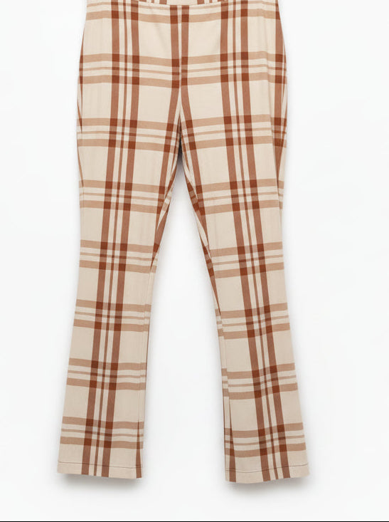 Plaid Check Pant