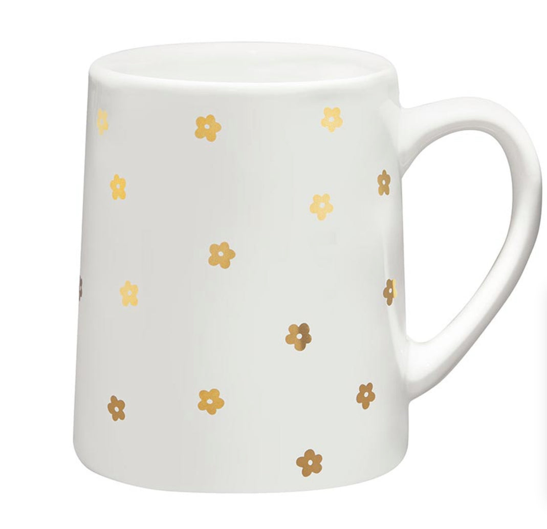 Gold Mini Daisy Chunky Mug