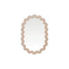 Framed Scalloped Wall Mirror