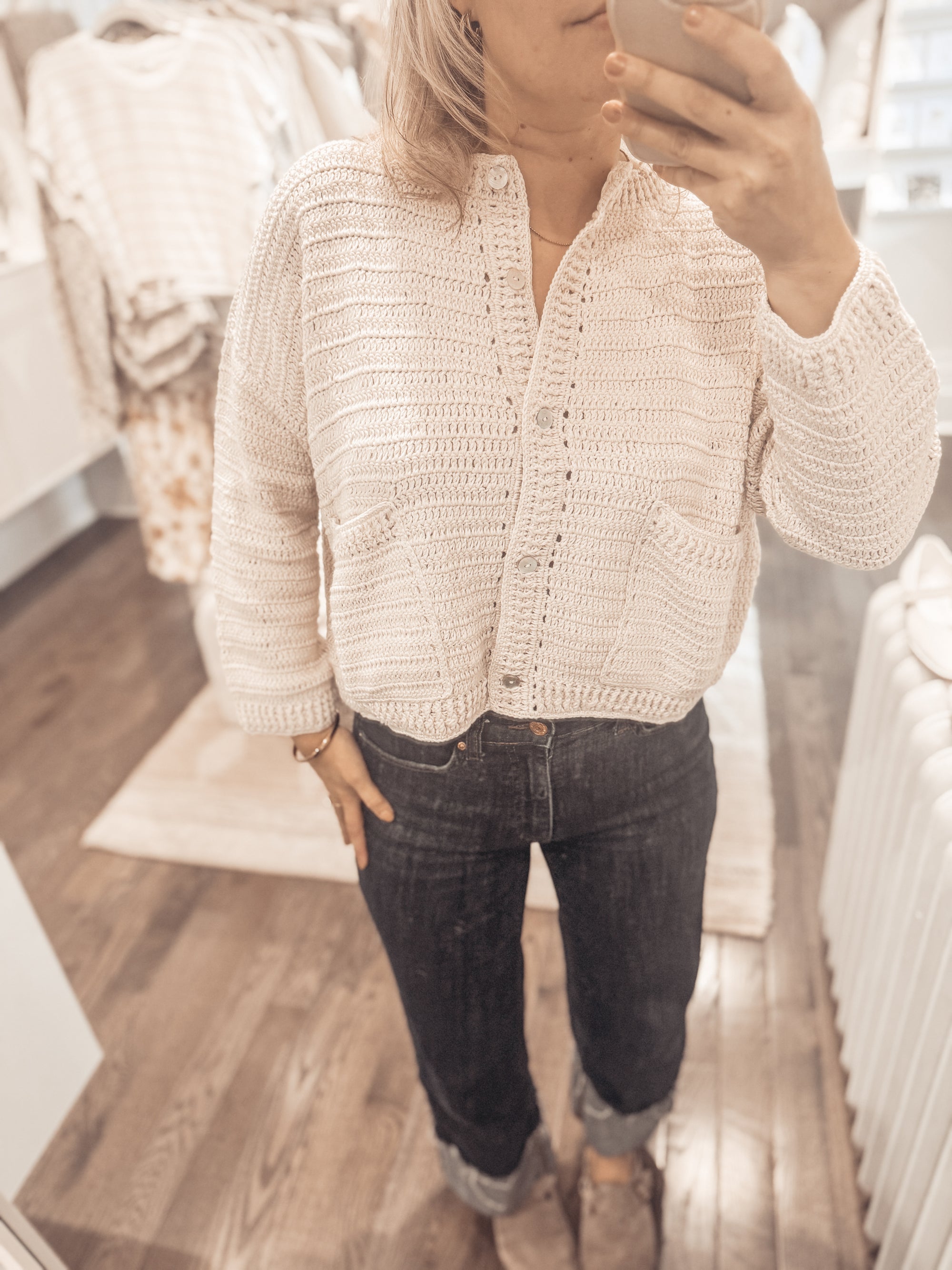 Manuela Crochet Cardigan