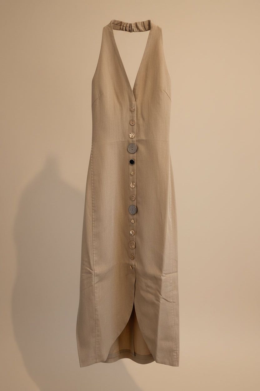 Casablanca Button Dress