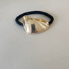 Metallic Ribbon Bow And Shapes Hair Tie