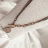 Double Chain Coin Necklace