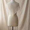 Upcycled Lace Triangle Scarf