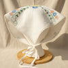 Soft White Linen Hair Scarf