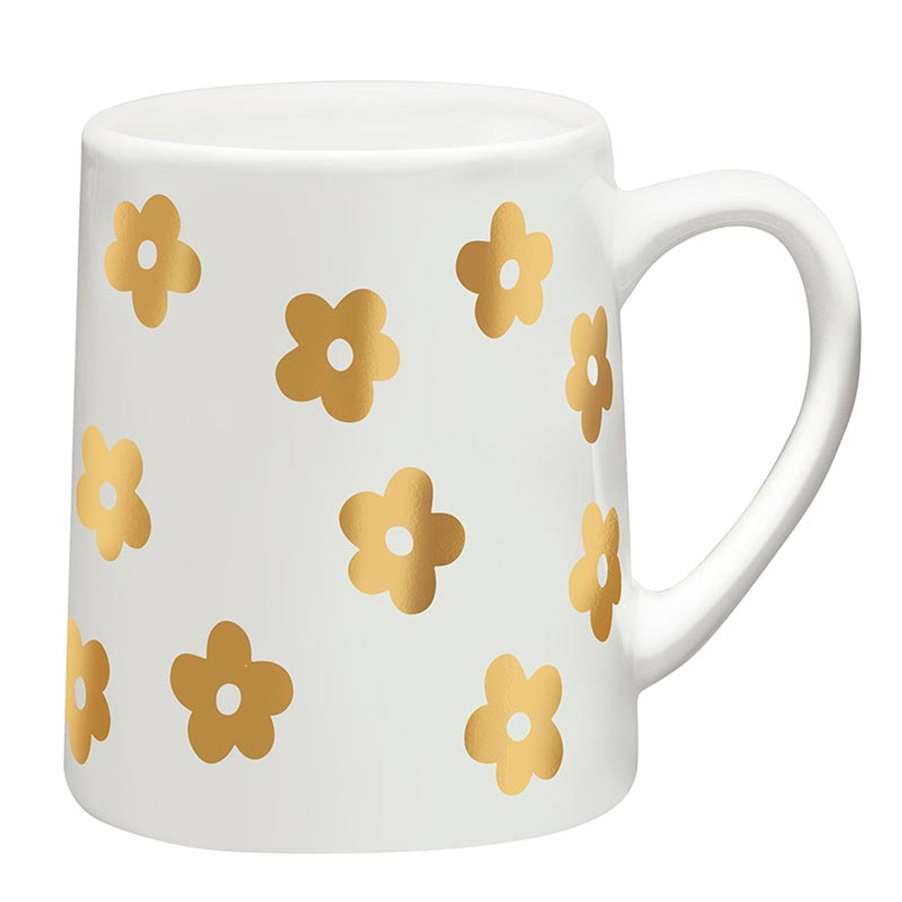 Gold Daisy Chunky Mug
