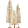 Light Up Bottle Brush Tree Set