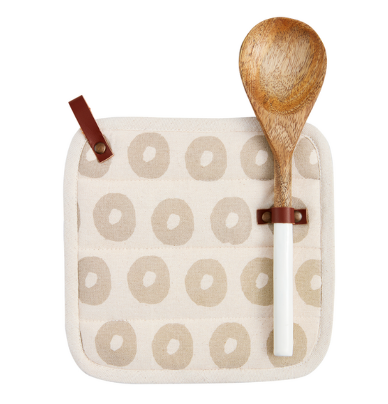 Pot Holder + Spoon Set