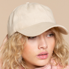 Beige Ball Hat